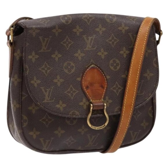 LOUIS VUITTON Monogram Saint Cloud GM Shoulder Bag M51242 LV Auth 140299 - Picture 2 of 16